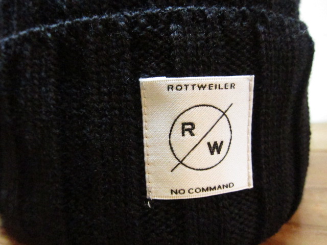 画像: ROTTWEILER/BASIC KNIT CAP  BLACK