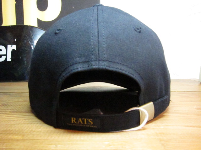 画像: RATS/LETTERED CAP  BLACK