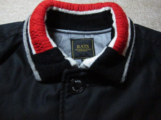 画像: (SALE 30%OFF)RATS/50's RIB JKT  BLACK