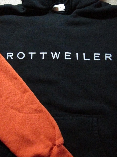 画像: ROTTWEILER/LOGO PULOVER PARKA  BLACKXORANGE