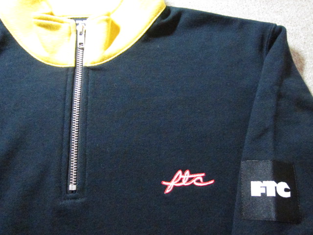 画像: FTC/SPORT HALF ZIP SWEAT  BLACK