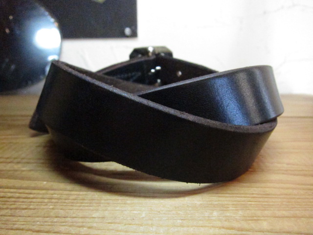 画像: BELAFOTE/RT NARROW LEATHER BELT  BLACK