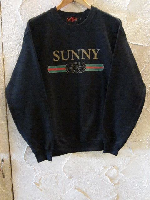 画像1: (SALE35%OFF) SUNNY C SIDER/G SUNNY SWEAT  BLACK