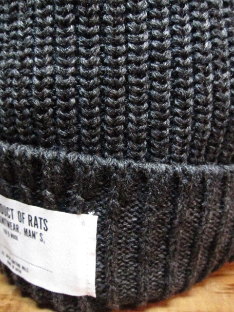 画像: RATS/KNIT CAP  GRAY