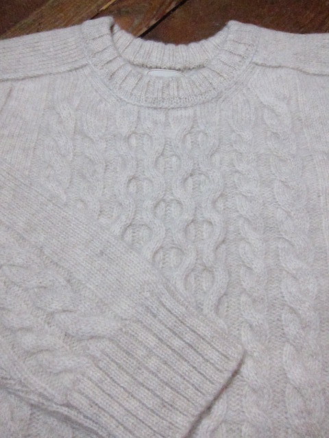 画像: RATS/FISHERMANS KNIT  ECRU
