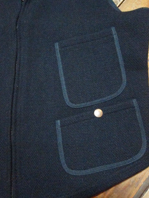 画像: BELAFOTE/RT WOOL DECK VEST  BLACK