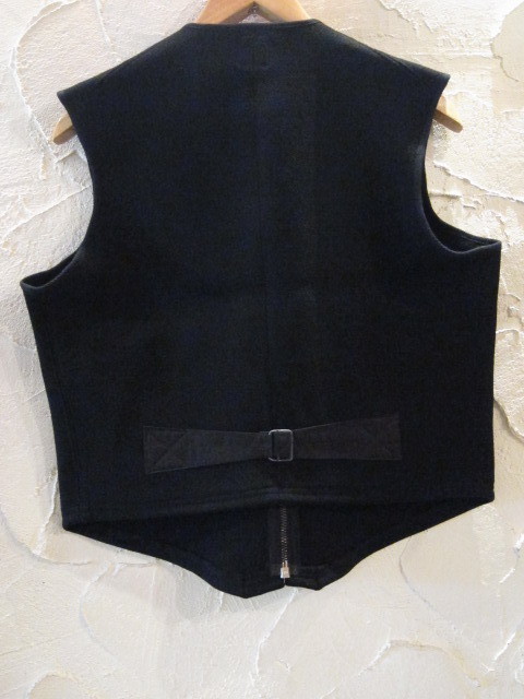 画像: (SALE 35%OFF) BELAFOTE/RT WOOL DECK VEST  BLACK