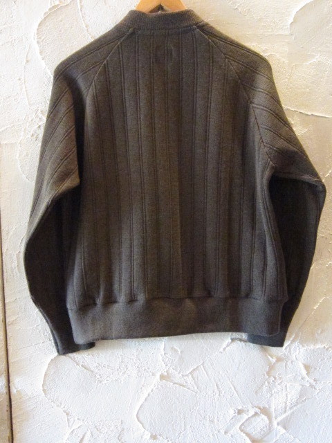 画像: BELAFOTE/RT DROPNEEDLE KNIT ZIP UP  A.GREEN