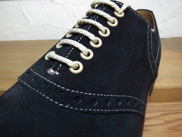 画像: GLAD HAND/xREGAL SADDLE SUEDE SHOES  BLACK