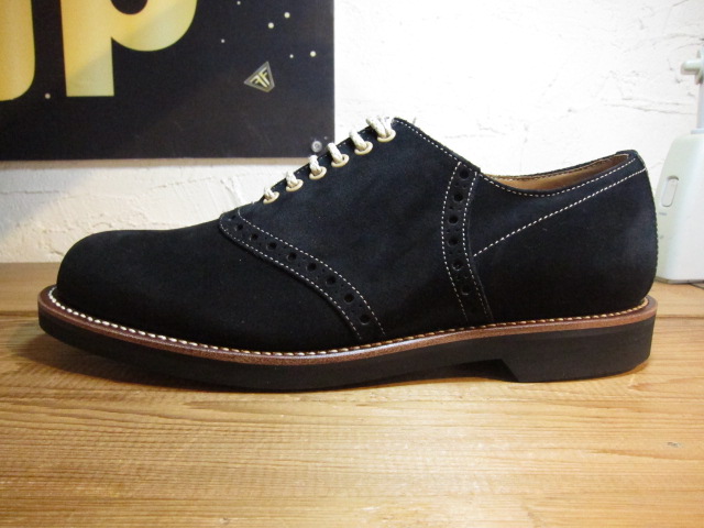 画像: GLAD HAND/xREGAL SADDLE SUEDE SHOES  BLACK