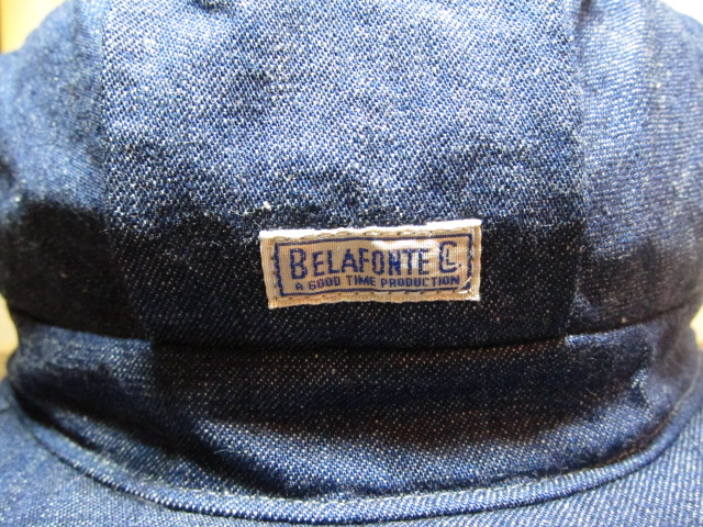 画像: BELAFONTE/RT RAILROAD CAP  DENIM