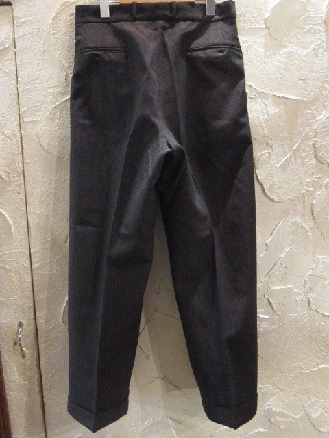 画像: BELAFONTE/RT 2 TACK TROUSERS  D.BROWN