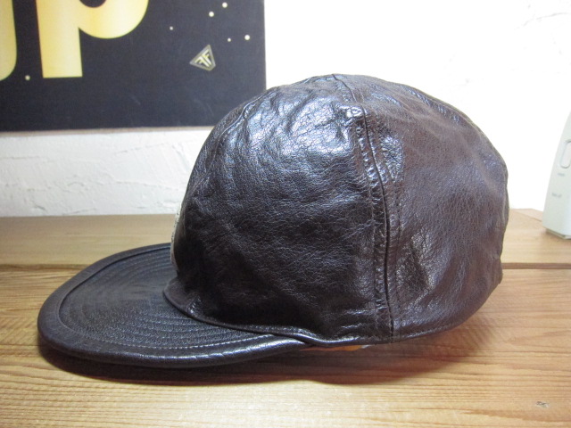 画像: BELAFOTE/RT LEATHER CHOPPER CAP  D.BROWN