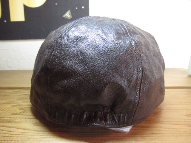 画像: BELAFOTE/RT LEATHER CHOPPER CAP  D.BROWN