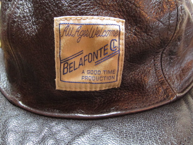 画像: BELAFOTE/RT LEATHER CHOPPER CAP  D.BROWN