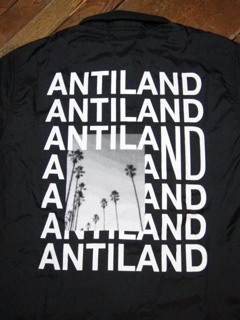 画像: BONES AND BOLTS/COACH JACKET ANTILAND  BLACK