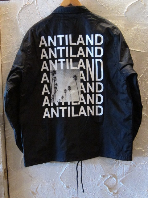 画像: BONES AND BOLTS/COACH JACKET ANTILAND  BLACK