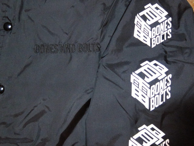 画像: BONES AND BOLTS/COACH JACKET ANTILAND  BLACK