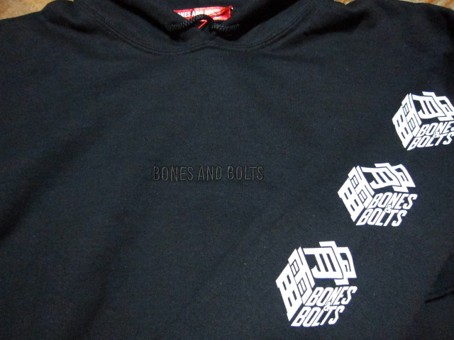 画像: BONES AND BOLTS/HOODIE ANTILAND  BLACK