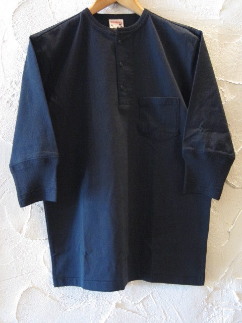 画像1: GLAD HAND(グラッドハンド)/HALF SLEEVE HENRY POCKET T  BLACK