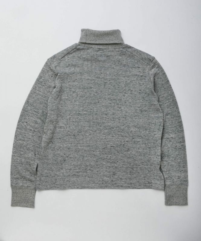 画像2: (SALE 35%OFF) BELAFOTE/RT TURTLENECK HONEY THERMAL  M.GRAY