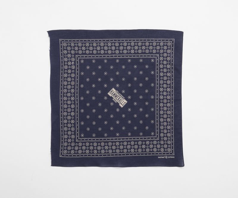 画像1: BELAFOTE/RT HAMMERALL LOOP BANDANA  DARK NAVY