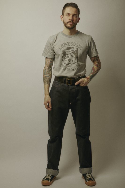 画像5: (SALE 30%OFF) BELAFOTE/RT LONESOME TOWN HIGH PRINT T  GRAY