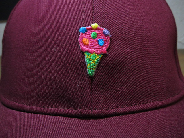 画像4: BELIVE/LOW CAP WAPPEN  ICE CREAM  BURGUNDY