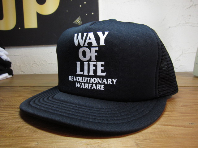 希少 美品 RATS / WAY OF LIFE MESH CAP 黒サイズスペックフリー