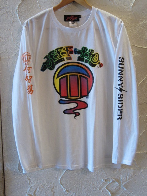 画像1: (SALE 35%OFF) SUNNY C SIDER/xJEFF HO LS T  WHITE