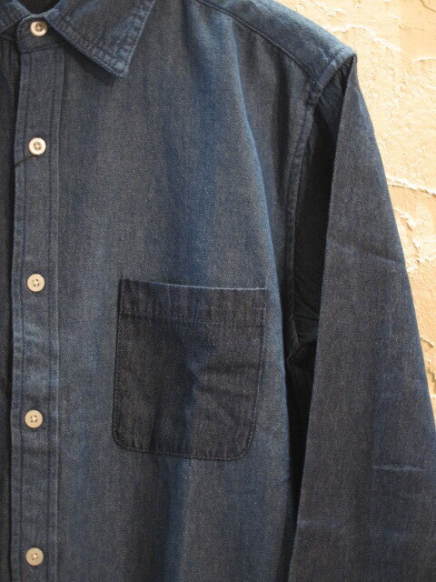 画像3: (SALE 30%OFF) VINTAGE EL/6.5oz DENIM CRAZY SHIRT  INDIGO