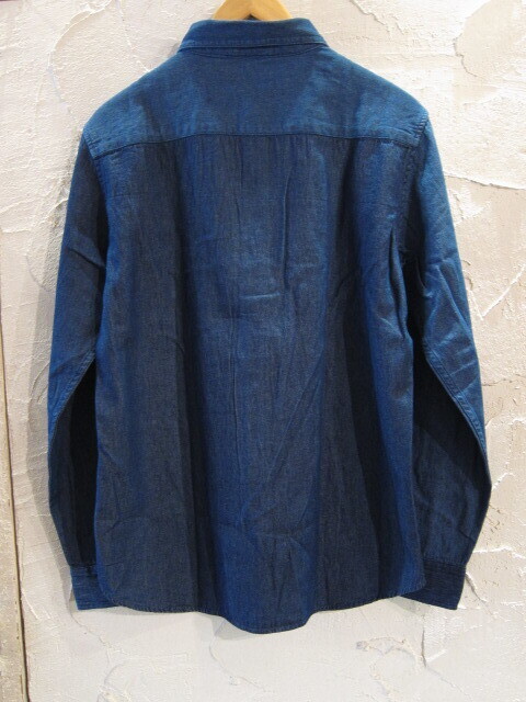 画像2: (SALE 30%OFF) VINTAGE EL/6.5oz DENIM CRAZY SHIRT  INDIGO