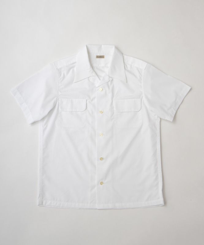 画像2: (SALE 35%OFF) BELAFOTE/RT OPEN COLLAR FLAP PKT S/S SH  WHITE