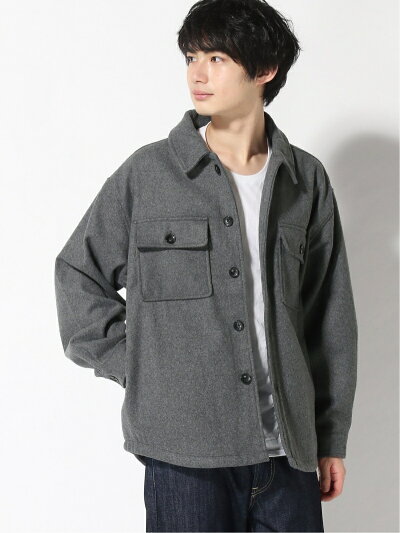 画像1: CORISCO/MELTON CPO JKT  CHARCOAL