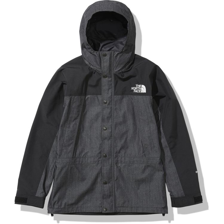 画像1: (SALE 30%OFF) THE NORTH FACE/MOUNTAIN LIGHT DENIM JACKET　NYLON BLACK DENIM