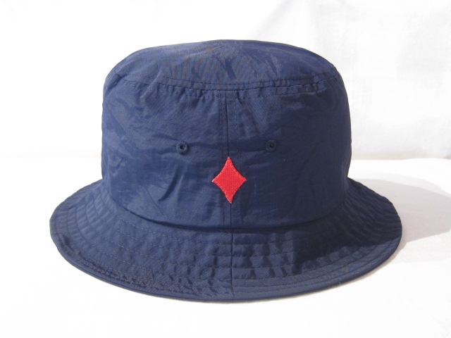 画像2: BELIVE/WAPPEN BUCKET HAT NYLON DIAMOND  NAVY