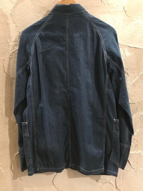 画像2: (SALE 30%OFF) VINTAGE EL/DENIM COVERALLS JKT  BLUE