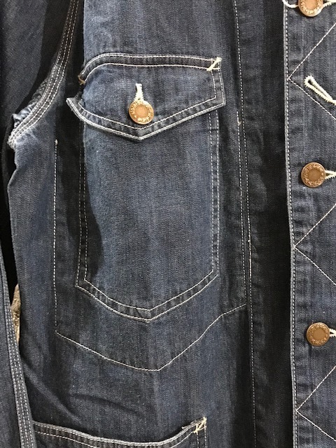 画像4: (SALE 30%OFF) VINTAGE EL/DENIM COVERALLS JKT  BLUE