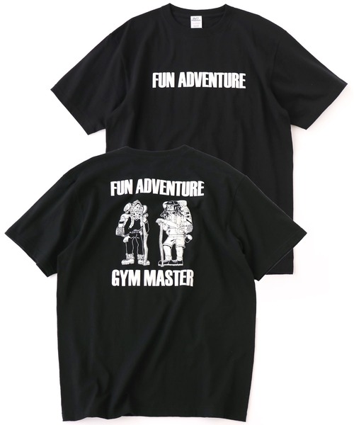 画像1: (再アップ) GYMMASTER/FUNADVEN TURE  T  BLACK