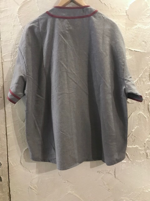 画像2: (SALE 30%OFF) REVO/LIGHT FLANNEL BASEBALL SHIRTS  GRAY