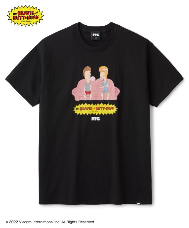 画像1: FTCxBEAVIS AND BUTT-HEAD/CHEWING GUM T  BLACK