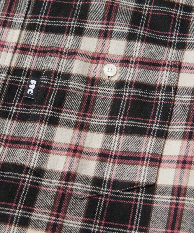 画像3: FTC/PLAID NEL SHIRT  BLACK