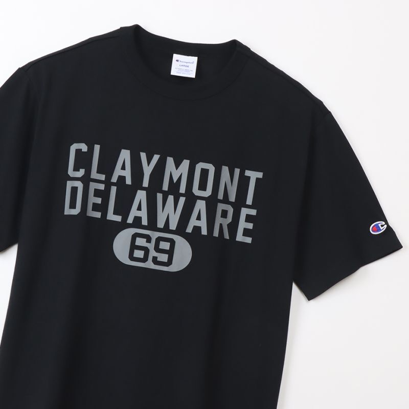 画像2: CHAMPION/PRINT SHORT  SLEEVE T CLAY MONT  BLACK