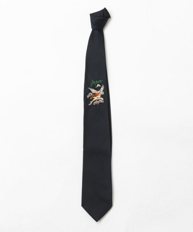 画像1: BELAFOTE/RT FUJI SOUVENIA TIE  BLACK