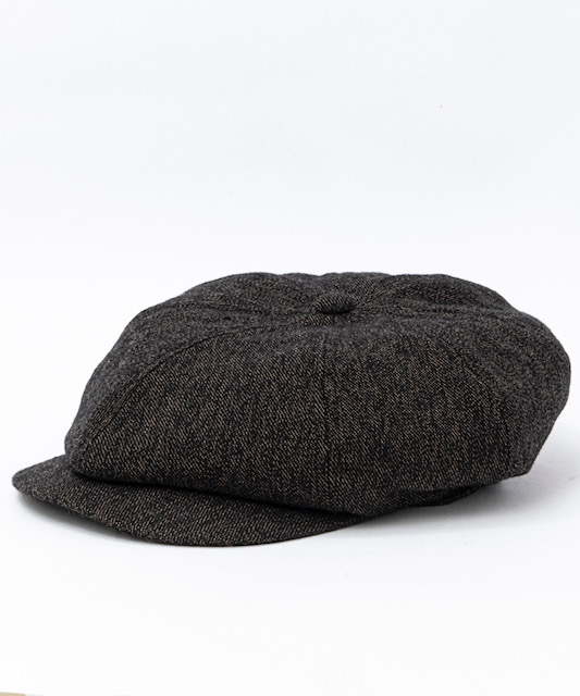 画像2: BELAFOTE/RT PEAKY HAT MIX HEATHER MIX BROWN