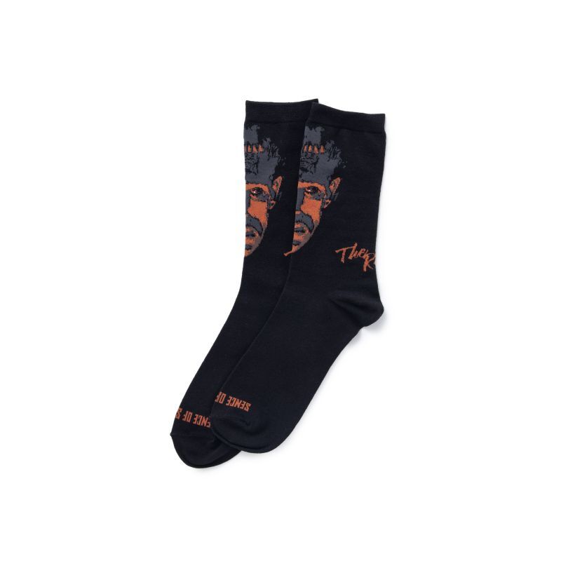 画像1: RATS/HIGH GAUGE SOCKS MONSTER  BLACK