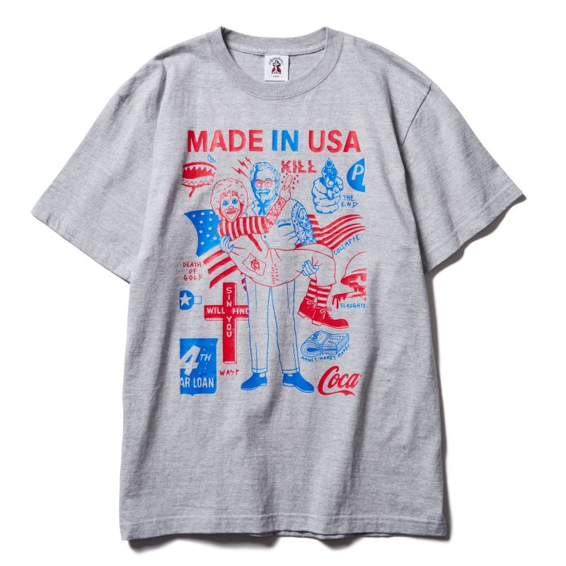 画像1: SOFTMACHINE/USA T  GRAY