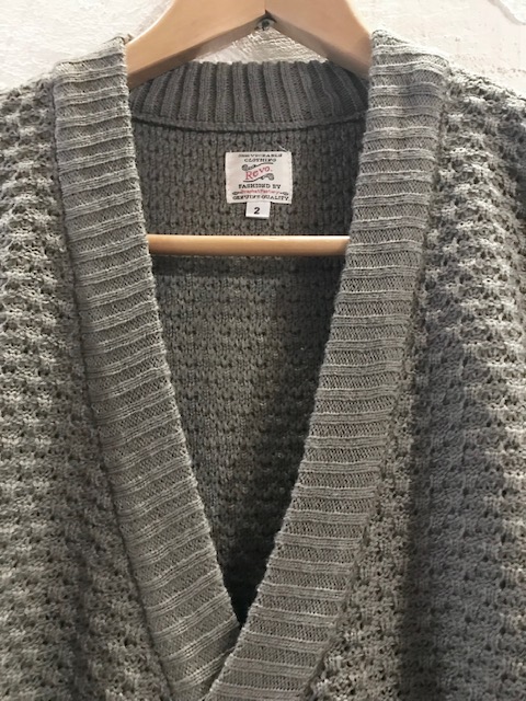 画像3: (SALE 30%OFF) REVO/WAFFLE KNITING CARDIGAN  GRAY