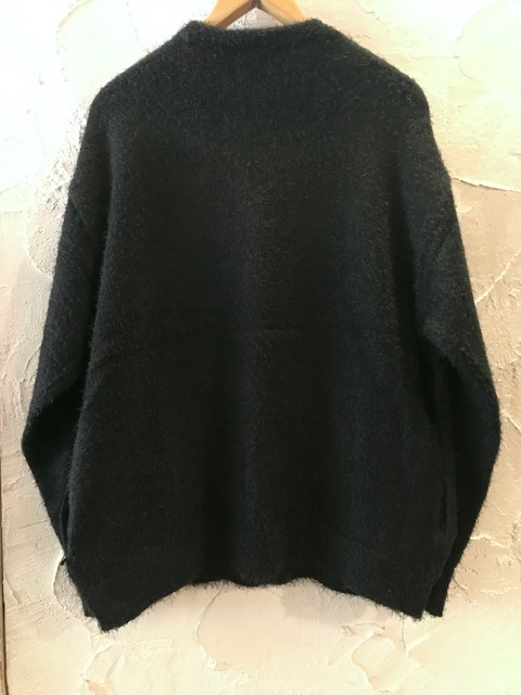 画像2: (SALE 30%OFF) REVO/WAFFLE KNITING CARDIGAN  BLACK