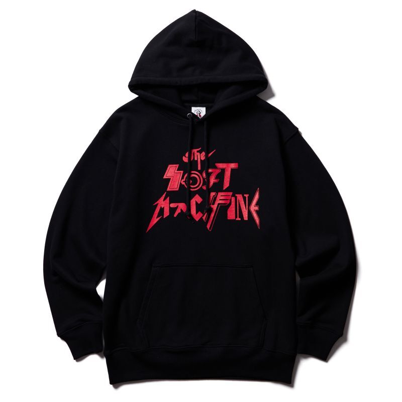 画像1: (SALE 30%OFF) SOFTMACHINE/SICK SOUNDS  HOODED  BLACK